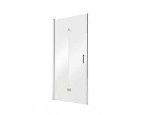 Besco Exo-H 100x190 EH-100-190C chromowane drzwi składane do wnęki prysznicowej