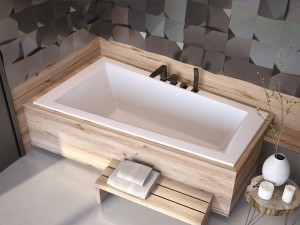 Besco Intima Slim 160x90 prawa #WAIT-160-SP wanna asymetryczna do zabudowy