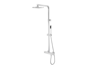 Besco Modern/Varium BP-MVT-CH chromowany termostatyczny zestaw prysznicowy natynkowy