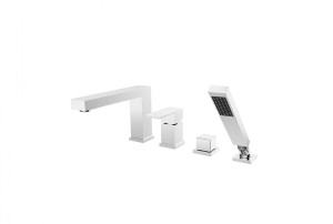 Besco Modern/Varium BW-MV4-CH chromowana bateria wannowa 4-otworowa