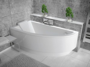 Besco Praktika 150x70 lewa #WAP-150-NL wanna narożna do zabudowy