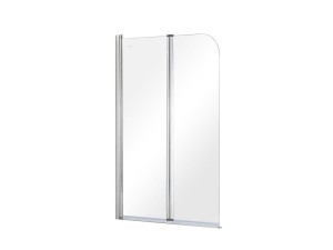 Besco Prime 2 90x140 PNP-2S chromowany wahadłowy parawan nawannowy dwuskrzydłowy