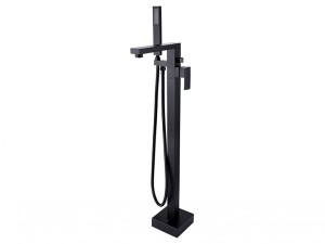 Besco Varium Easy-Fix BW-V-CZ czarna-matowa bateria wannowa wolnostojąca