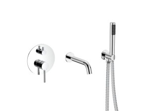 Besco Veo BW-VSP-CH chromowana bateria wannowa podtynkowa