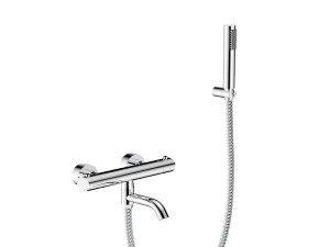 Besco Veo BW-VST-CH chromowana termostatyczna bateria wannowa