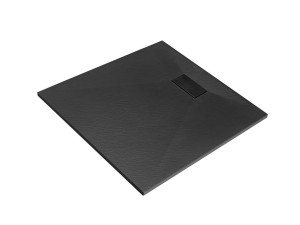 Besco Vexo Black 80x80 BVB-80-80-K czarny kompozytowy brodzik prysznicowy