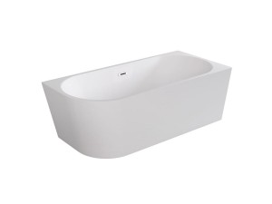 Besco Zoya Prawa 170x80 #WAS-170-ZP wanna wolnostojąca narożna z chromowanym przelewem