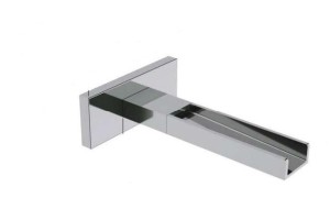 Daniel Rubinetterie 91QC wylewka ścienna wąska kaskadowa 18 cm chrom