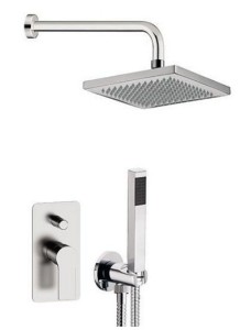 Daniel Rubinetterie Energy ER015ZSC1ACR chromowany podtynkowy zestaw prysznicowy