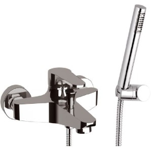 Daniel Rubinetterie Omega OM610CR bateria wannowa ścienna jednouchwytowa chrom