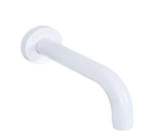 Emmevi Rubinetterie  C00626-18BO wylewka ścienna 18 cm biała