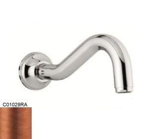 Emmevi Rubinetterie  C01029RA wylewka ścienna 21 cm miedziana
