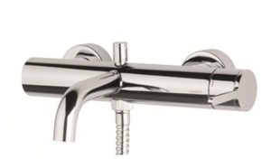 Emmevi Rubinetterie Filo 85001CR chromowana ścienna bateria wannowa
