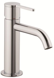 Emmevi Rubinetterie Filo 85003CR chromowana stojąca bateria umywalkowa jednouchwytowa