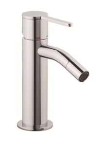 Emmevi Rubinetterie Filo 85004CR chromowana stojąca bateria bidetowa jednouchwytowa