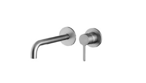 Emmevi Rubinetterie Filo 85155INOX stalowa szczotkowana podtynkowa bateria umywalkowa