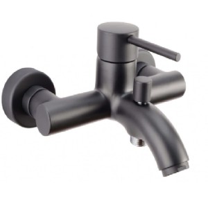 Emmevi Rubinetterie Piper 45001NO bateria wannowa ścienna jednouchwytowa czarna