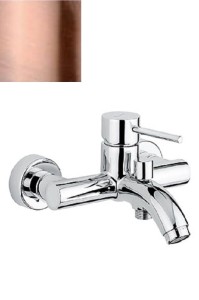 Emmevi Rubinetterie Piper 45001RA bateria wannowa ścienna jednouchwytowa miedź szczotkowana