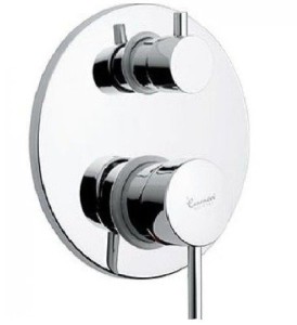 Emmevi Rubinetterie Piper 45029CR bateria prysznicowa podtynkowa 3-drożna jednouchwytowa chrom