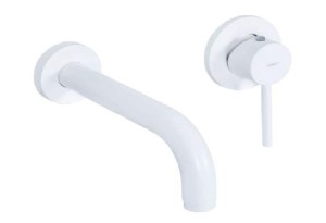 Emmevi Rubinetterie Piper 45055-25BIO bateria umywalkowa podtynkowa jednouchwytowa biała