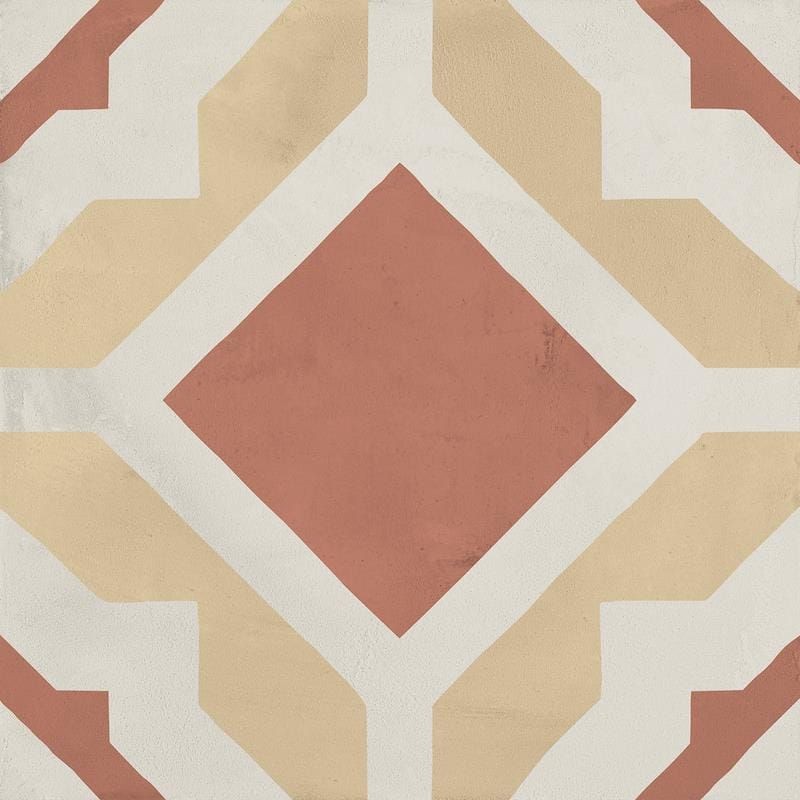 Marca Corona Terra Art Mix Tramonto/Crema 20x20 I401 płytki gresowe patchworkowe 144408