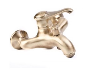 Emmevi Rubinetterie Tiffany 6001BR bateria wannowa ścienna jednouchwytowa brąz antyczny