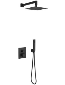 Excellent Keria AREX.SET.2048BL zestaw prysznicowy podtynkowy 3F termostatyczny czarny