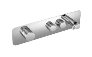 Excellent Krotos AREX.8035CR bateria prysznicowo - wannowa podtynkowa 2 funkcyjna chrom