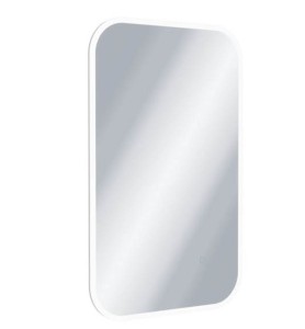 Excellent Lumiro DOEX.LU080.050.AC lustro prostokątne 80x50 cm w ramie akrylowej z podświetleniem LED