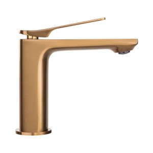 Invena Bateria umywalkowa stojąca Neri Plus Trend Miedź BU-P1-014-L