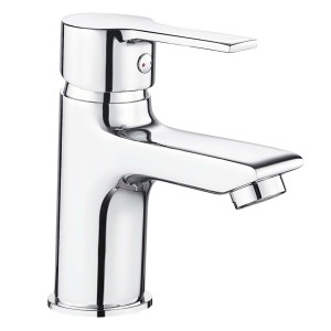 Invena Bateria umywalkowa stojąca niska Bralos Chrom BU-07-001-A