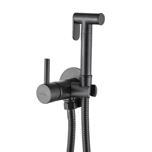 Invena Podtynkowa bateria bidetowa czarny BP-00-B04-L