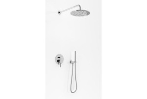 Kohlman AXEL QW210AR30 zestaw prysznicowy z deszczownicą R30 chrom