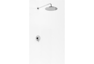Kohlman AXEL QW220AR30 zestaw prysznicowy z deszczownicą R30 chrom