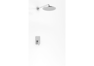 Kohlman AXIS QW220NR40 zestaw prysznicowy z deszczownicą R40 chrom