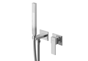 Kohlman EXCELENT QW135H bateria bidetowa podtynkowa z zestawem natryskowym chrom