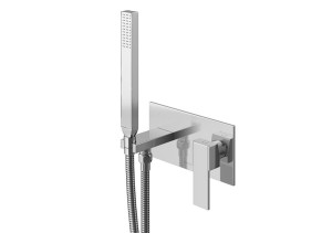 Kohlman EXCELENT QW138H bateria bidetowa podtynkowa z zestawem natryskowym chrom