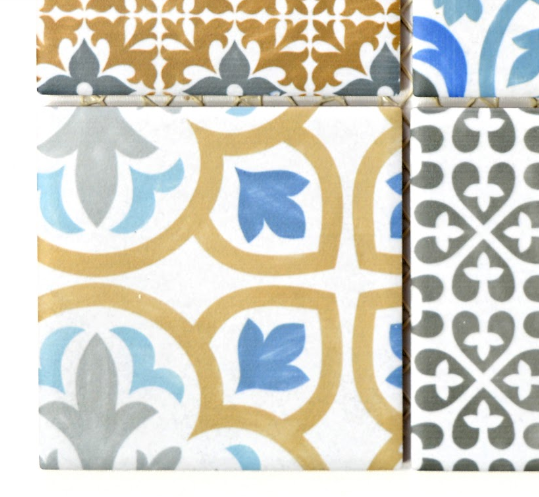 Mozaika patchwork kolorowy wzór kwadrat Metropol MM 1018 29,8 x 29,8 78776