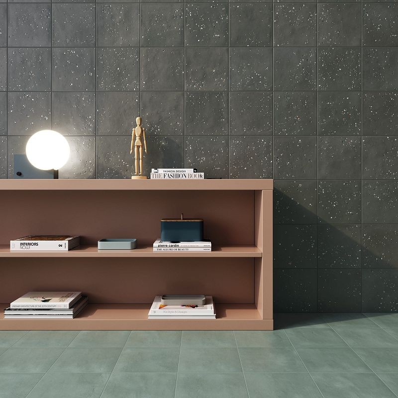 WOW Pebbles Nero 15x15 płytki gresowe imitujące lastryko 156031