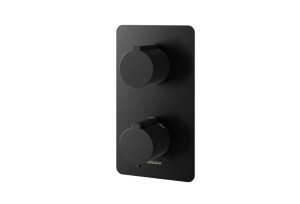 Kohlman EXPERIENCE BLACK QW433EB bateria wannowa podtynkowa termostatyczna czarna