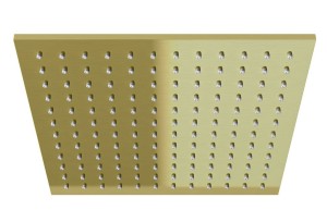 Kohlman EXPERIENCE GOLD BRUSHED Q30EGDB deszczownica kwadratowa 30x30 cm złoto szczotkowane