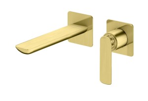 Kohlman EXPERIENCE GOLD BRUSHED QW180EGDB bateria umywalkowa podtynkowa złoto szczotkowane