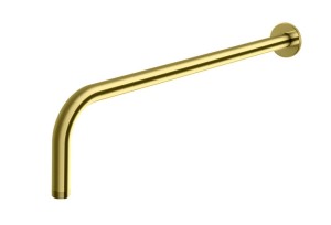 Kohlman EXPERIENCE GOLD WNEGD ramię ścienne deszczownicy 40 cm złote