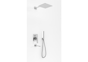 Kohlman EXPERIENCE QW211EQ40 zestaw prysznicowy z deszczownicą Q40 chrom