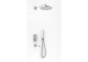 Kohlman FOXAL QW211FR40 zestaw prysznicowy z deszczownicą R40 chrom