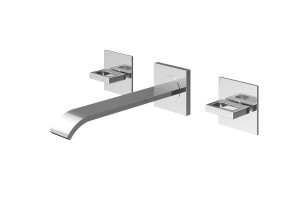 Kohlman NEXEN-S SQW193U bateria umywalkowa podtynkowa dwuuchwytowa 20 cm chrom