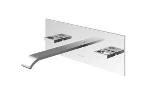 Kohlman NEXEN-S SQW195U bateria umywalkowa podtynkowa dwuuchwytowa 17 cm chrom