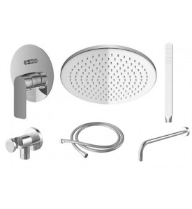 Kohlman PROXIMA QW210PR40 zestaw prysznicowy z deszczownicą R40 chrom