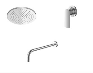 Kohlman PROXIMA QW220PR40 zestaw prysznicowy z deszczownicą R40 chrom