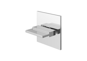 Kohlman QW0033 przełącznik 3-drożny podtynkowy chrom
